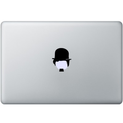 Charlie Chaplin MacBook Decal Black Decals